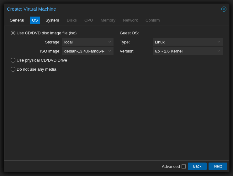 Tworzenie maszyny wirtualnej
