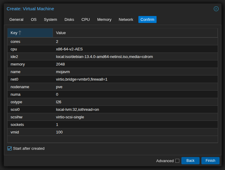 Tworzenie maszyny wirtualnej
